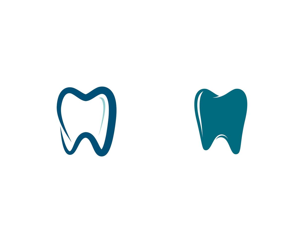 dental logotyp design vektor