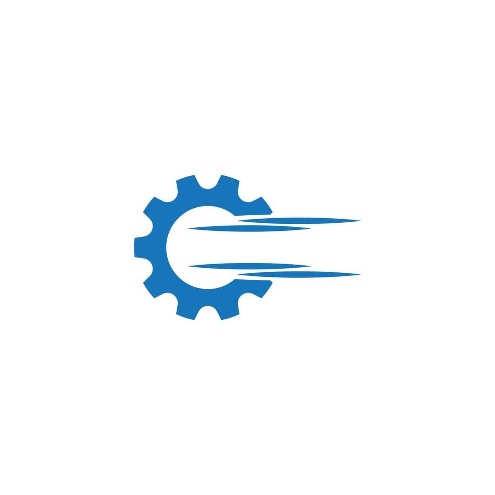 Zahnrad Logo Vorlage vektor