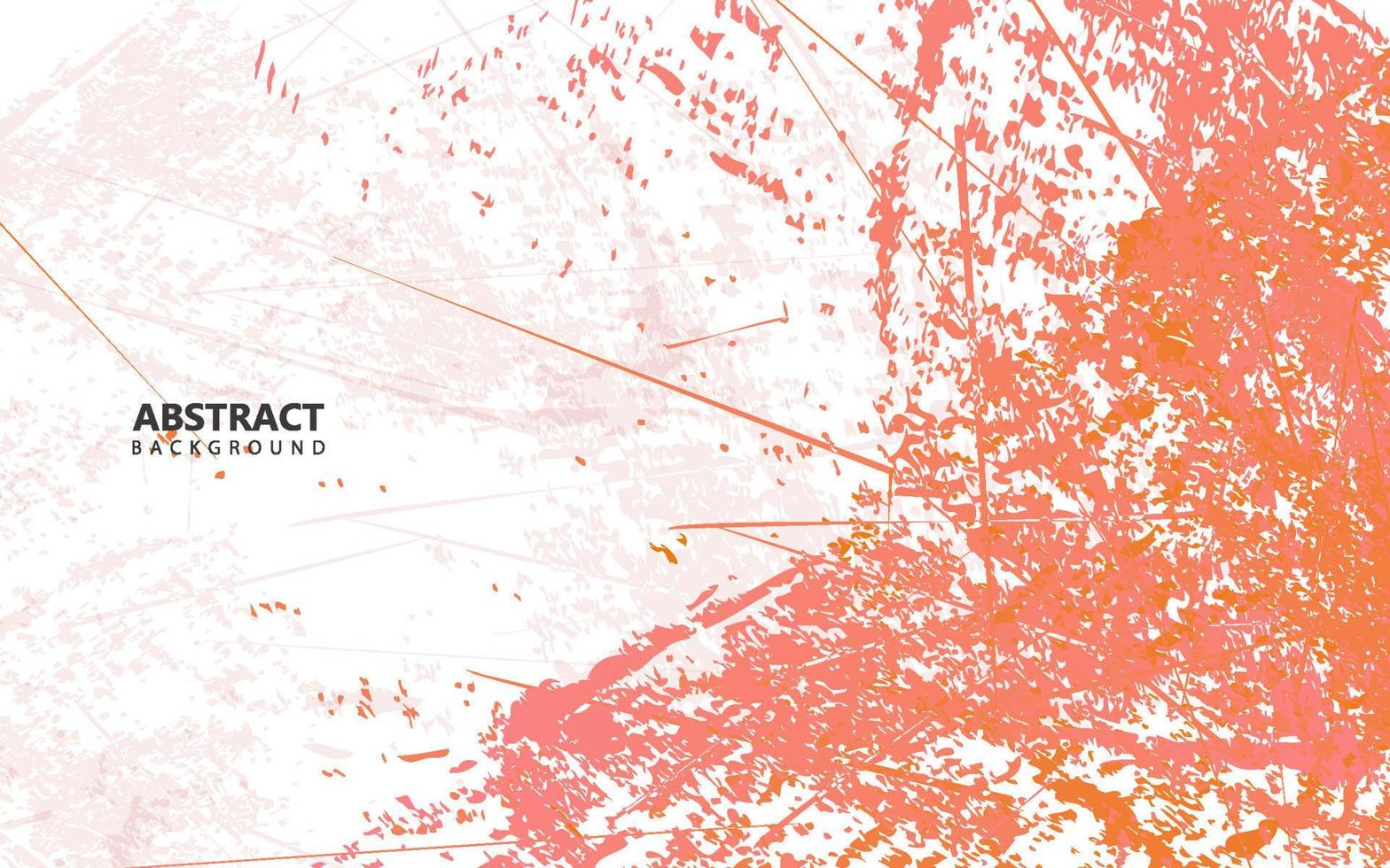 abstrakt grunge textur orange och vit Färg bakgrund vektor