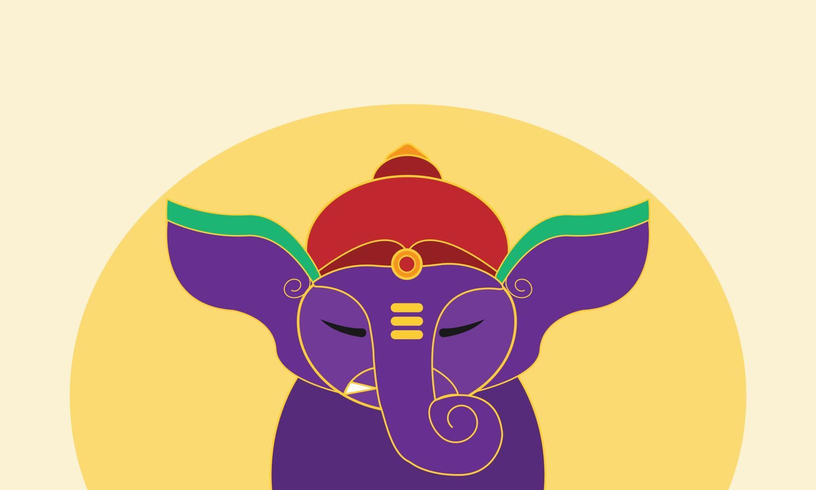 herre ganesha vektor design konst