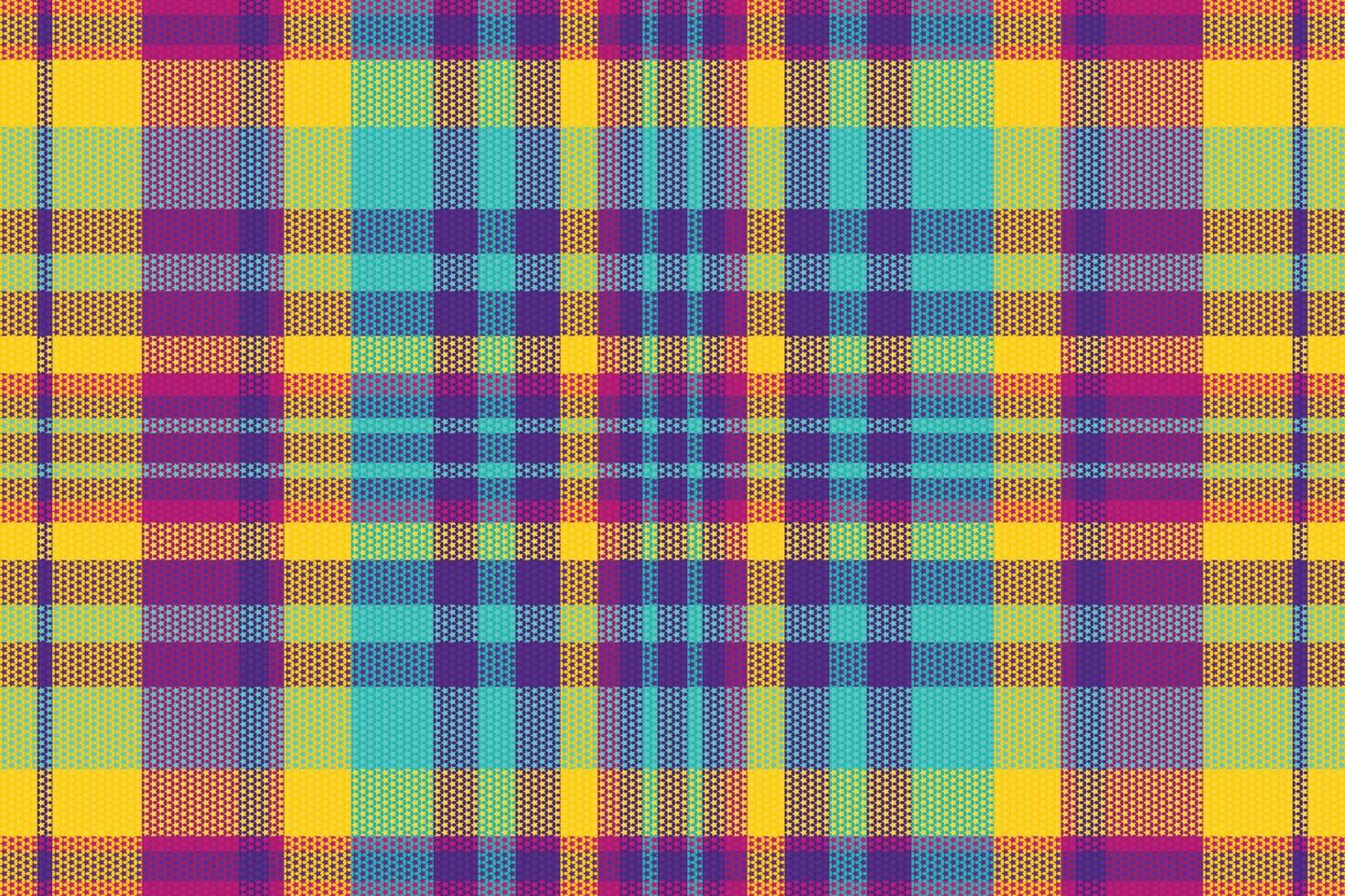 tartan eller pläd retro Färg mönster. vektor