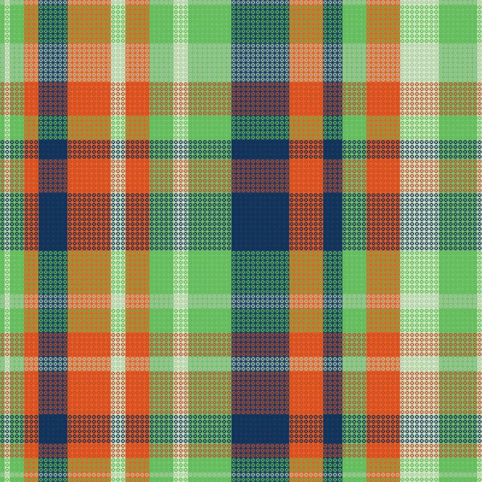 Tartan oder kariertes Halloween-Farbmuster. vektor