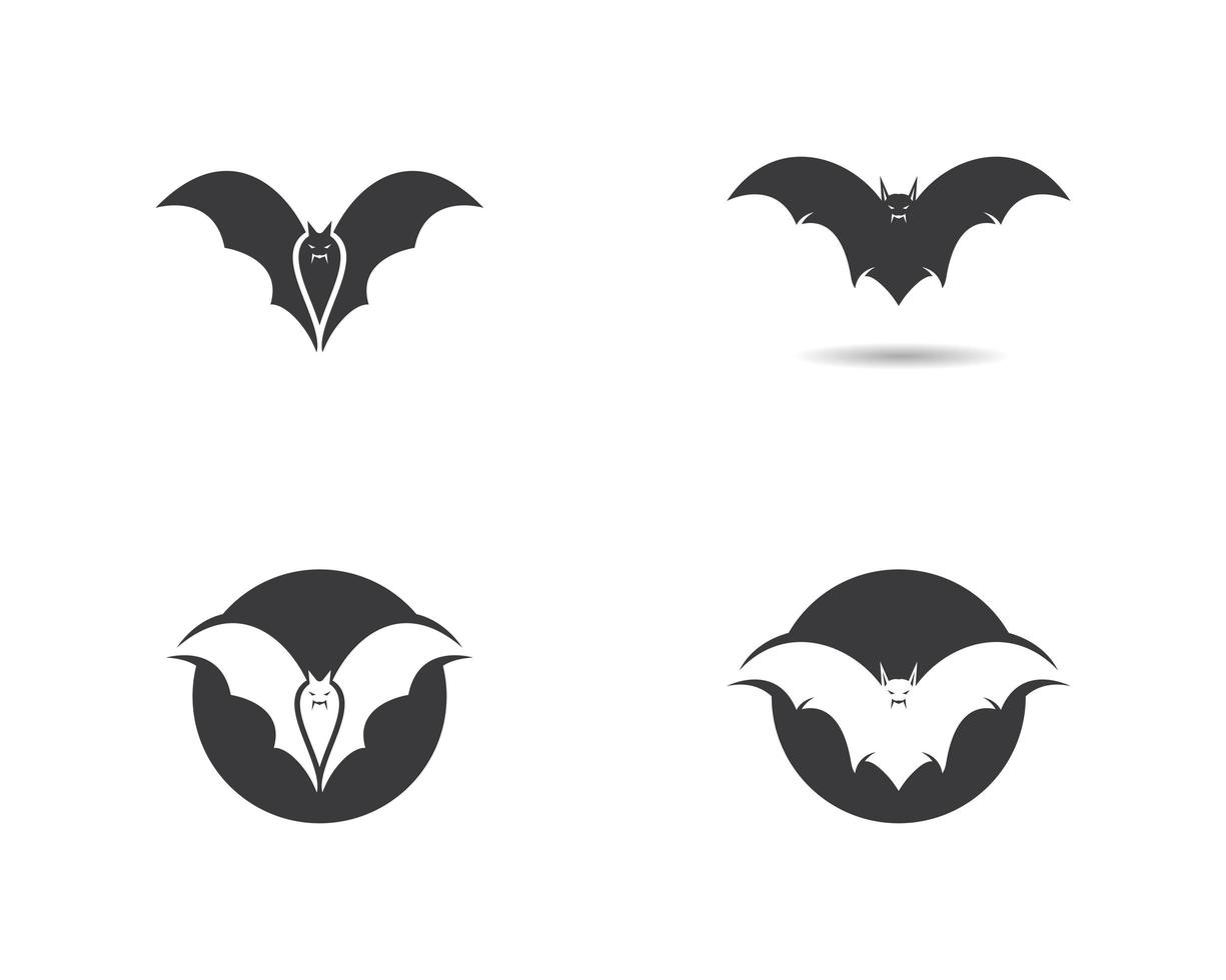 bat logotyp mall vektor