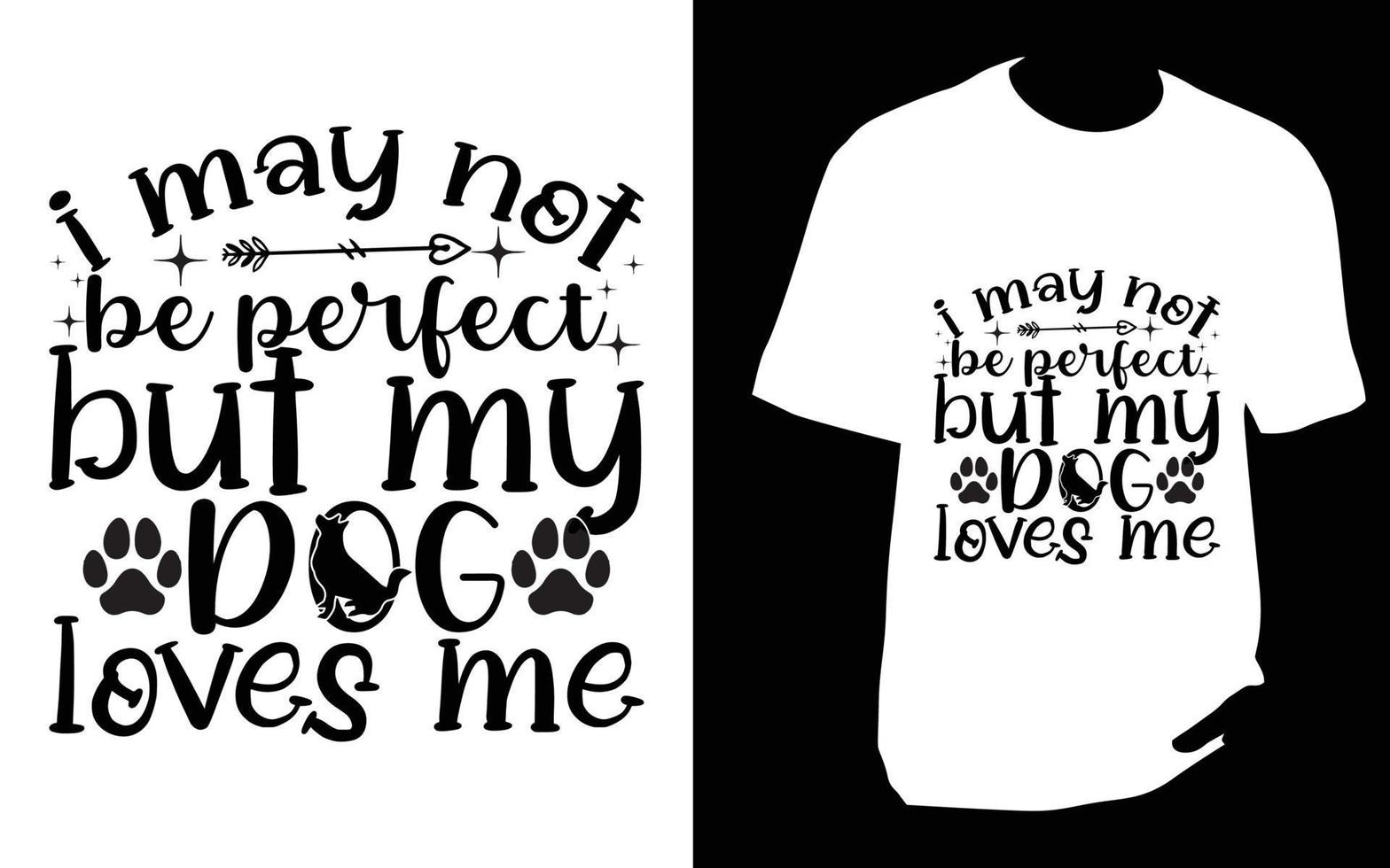 Hunde-T-Shirt-Design vektor