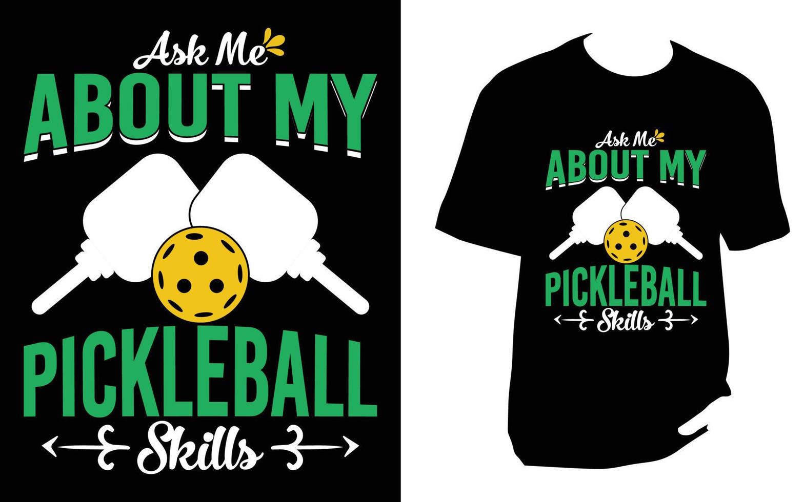 pickleball t skjorta design vektor