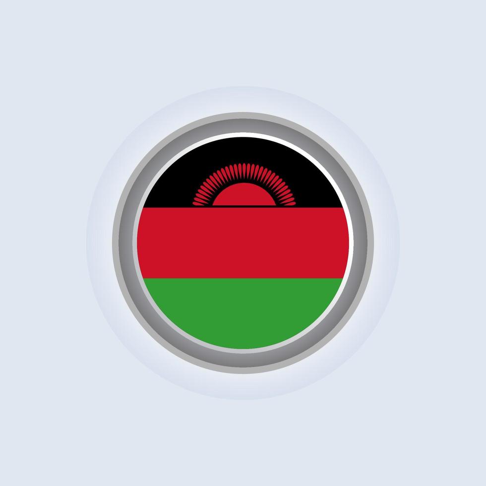 illustration der malawi-flaggenvorlage vektor