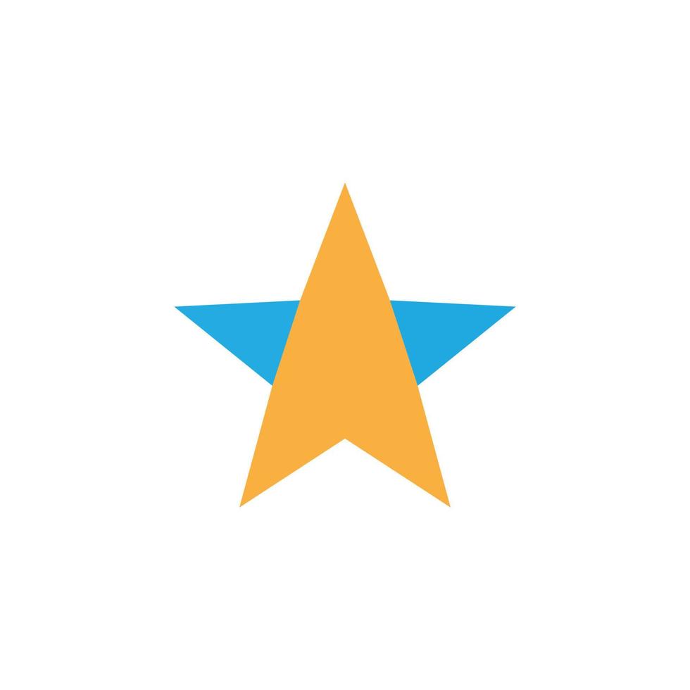 Stern Logo Vorlage vektor