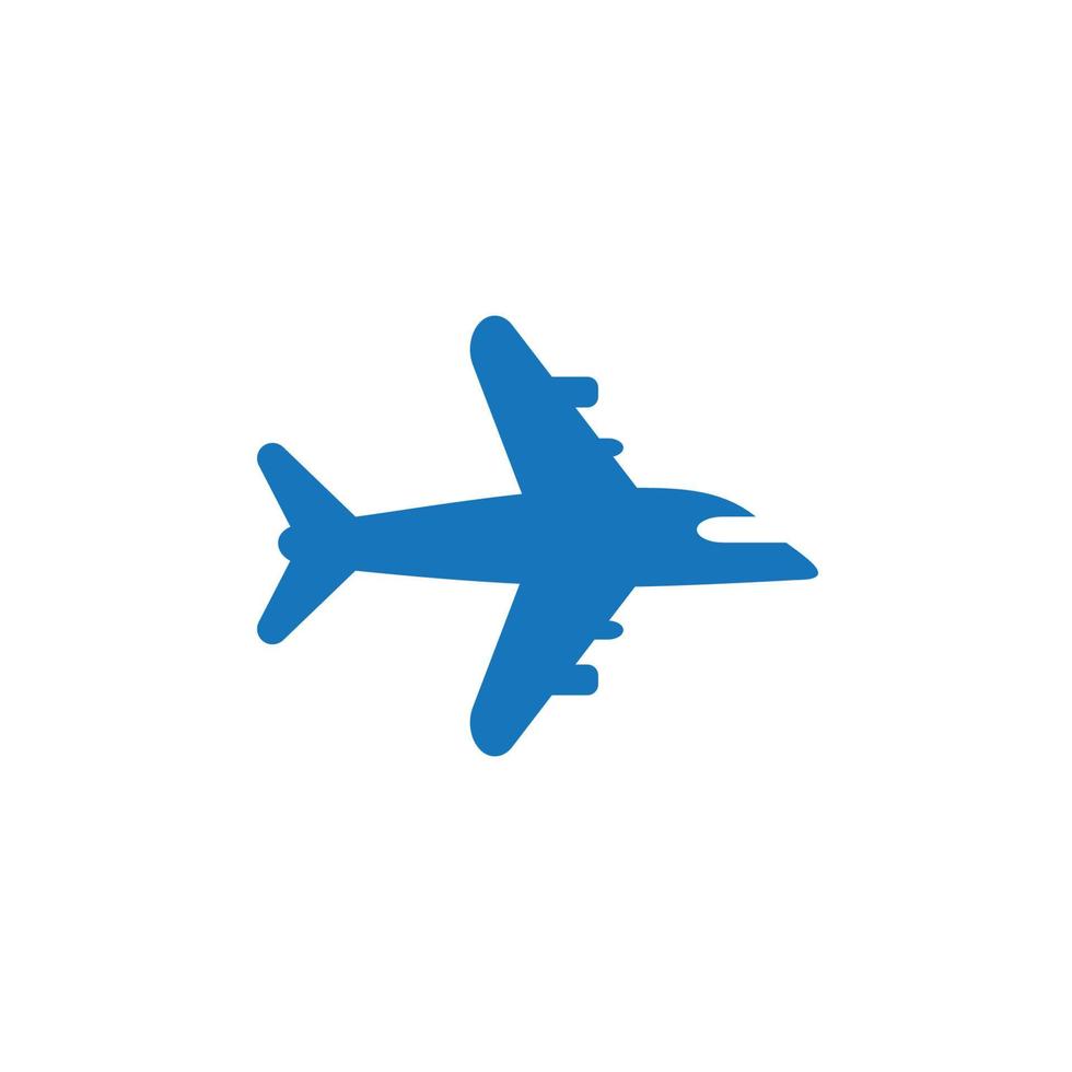 Flugzeug-Icon-Vektor vektor