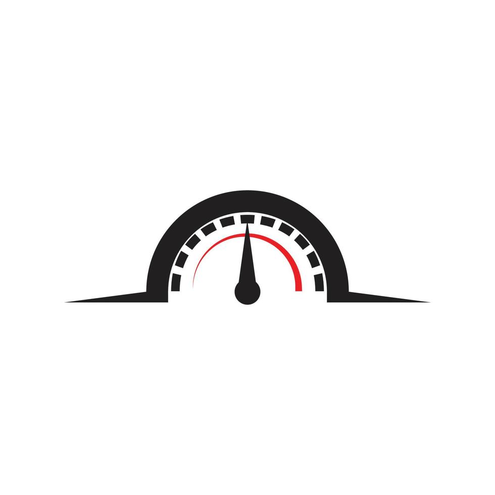 speedo meter logotyp vektor