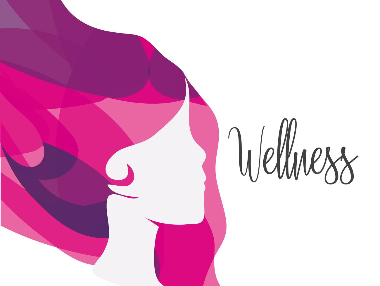 Wellness Frau Design vektor