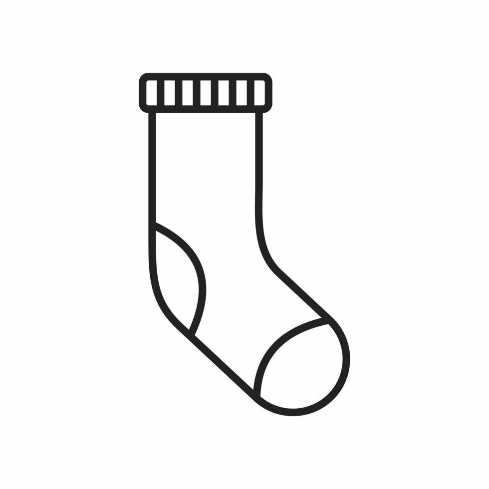 Socken Gliederungssymbol vektor