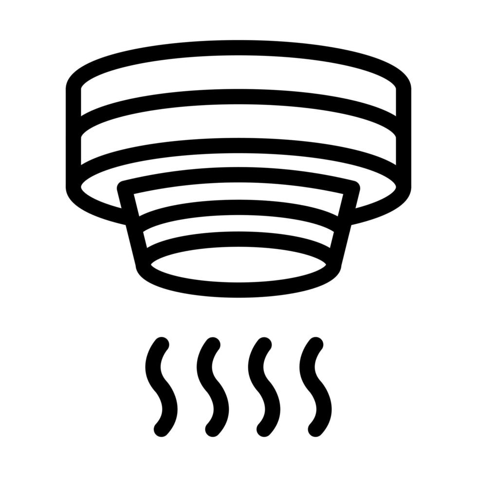 Rauchmelder-Icon-Design vektor