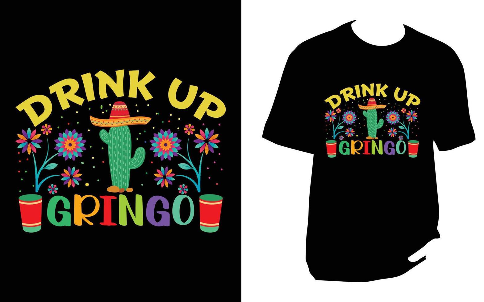 Cinco de Mayo-T-Shirt-Design vektor