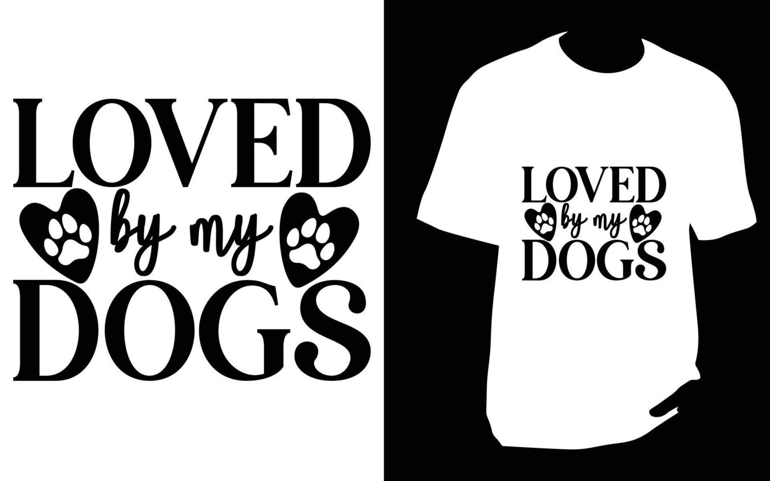 hund t-shirt design vektor