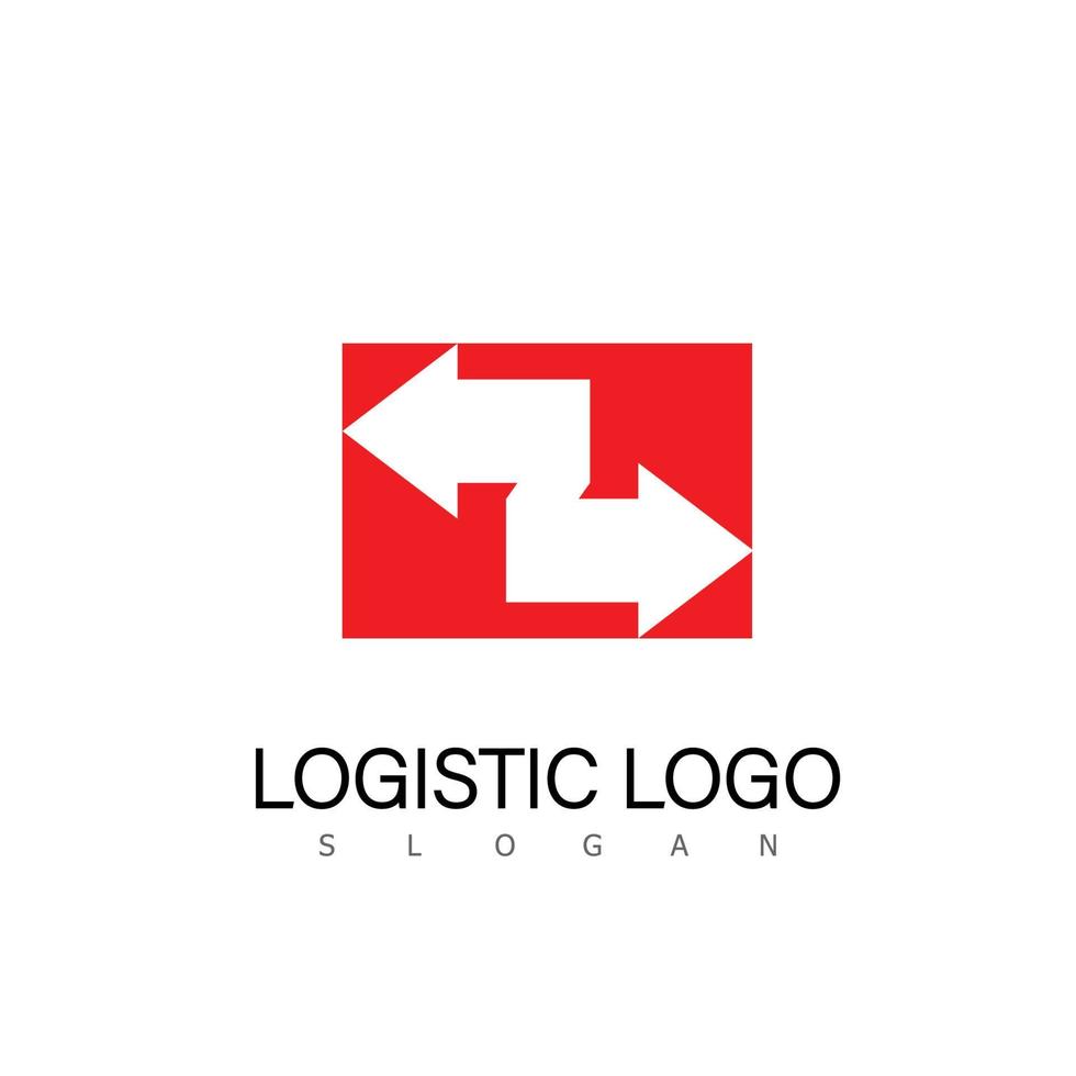 logistisk logotyp design symbol vektor