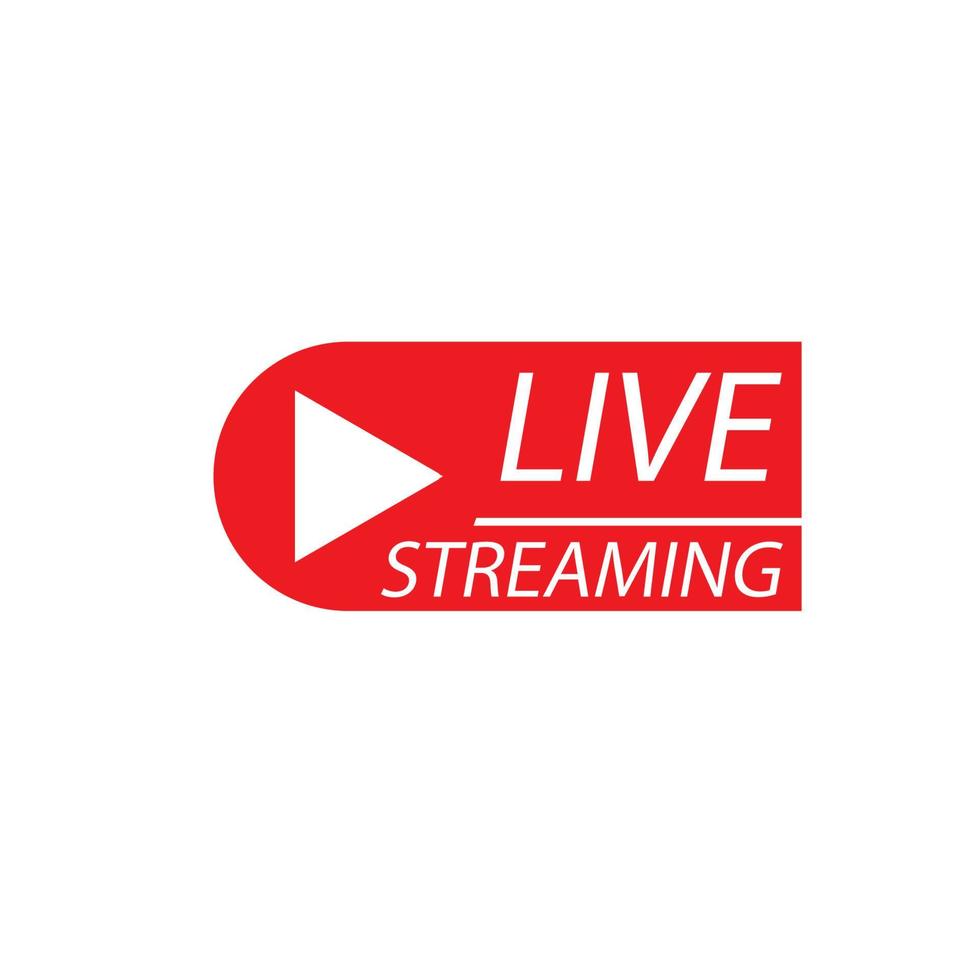 Live-Streaming-Logo-Design-Symbol vektor