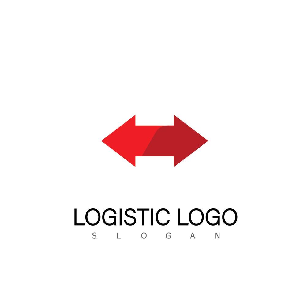 logistisk logotyp design symbol vektor