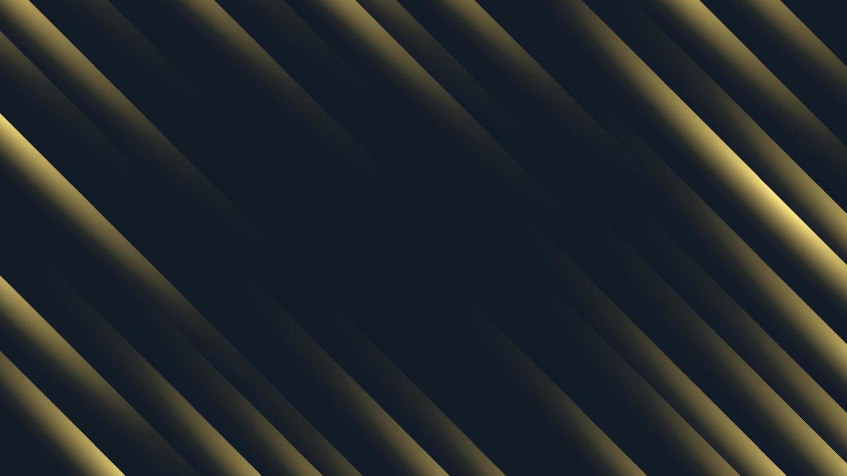 abstrakt schwarz und gold sind hell, weiß der verlauf ist die oberfläche. vektor