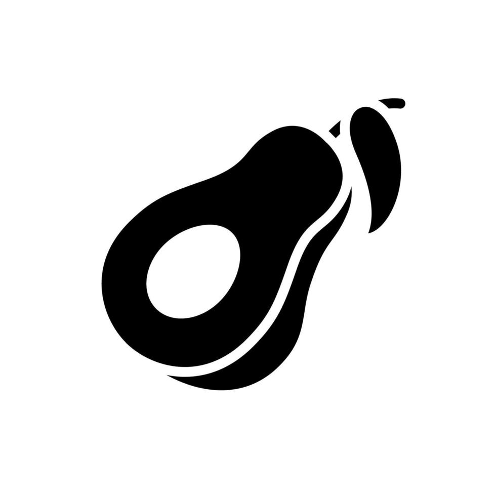 Avocado-Icon-Design-Vektor-Vorlage vektor