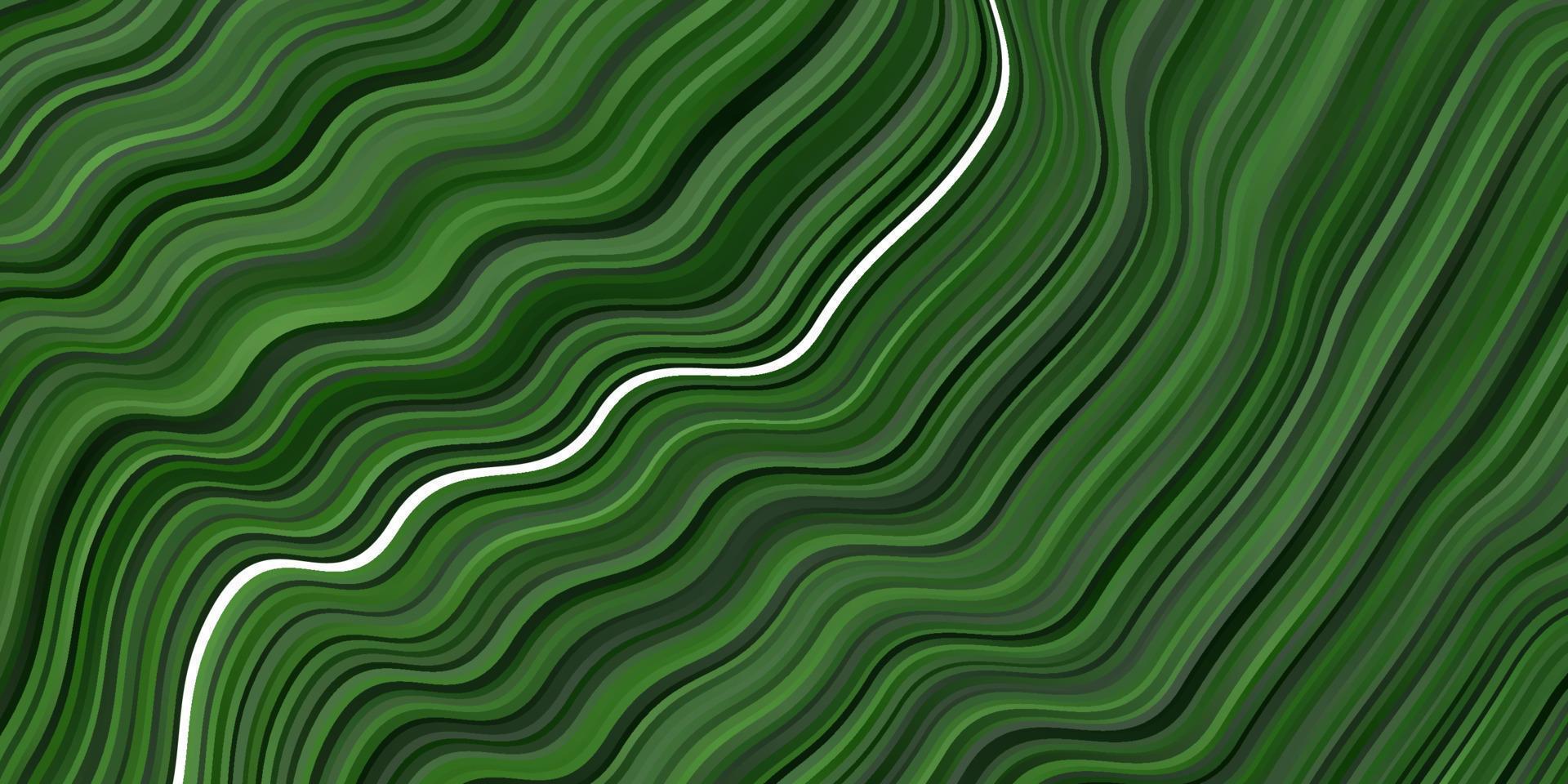 dunkelgrüne Vektorschablone mit Linien. vektor
