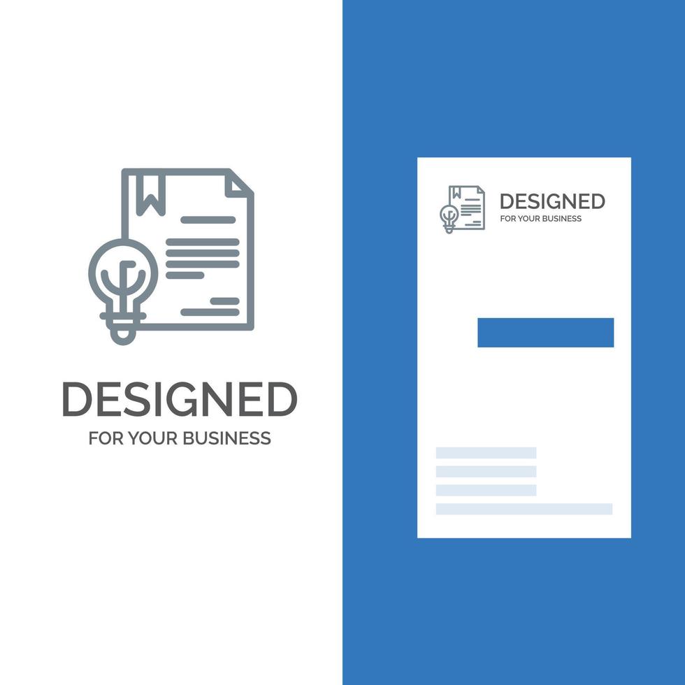 företag upphovsrätt digital uppfinning lag grå logotyp design och företag kort mall vektor