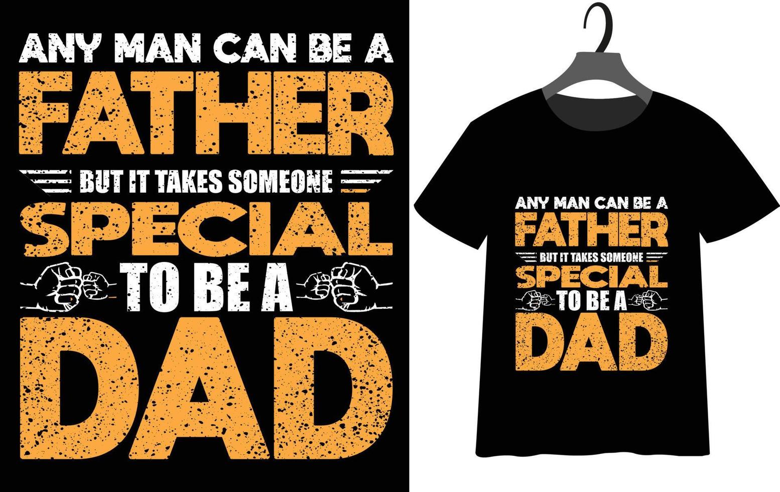 Vatertags-T-Shirt-Design für Sie vektor
