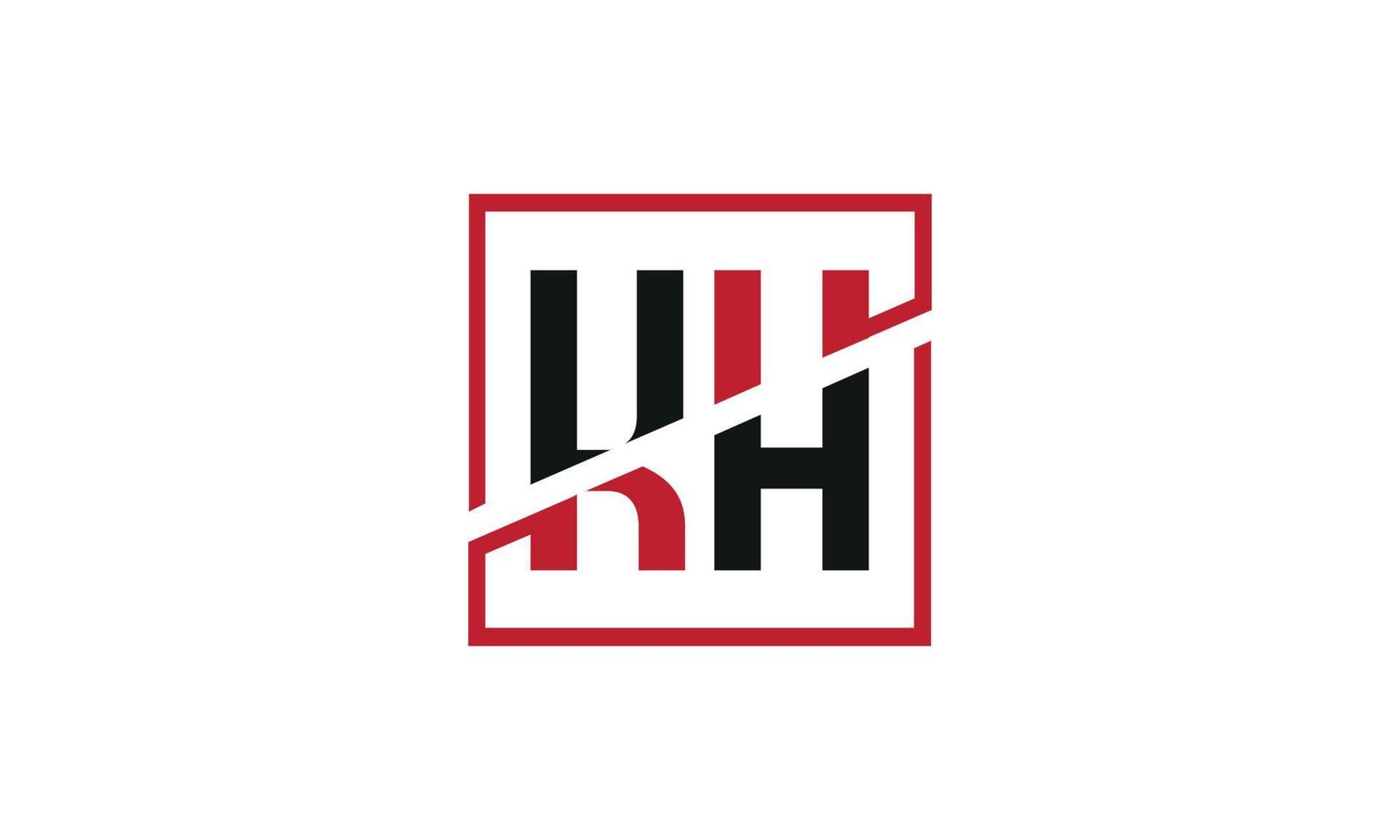 Buchstabe kh Logo pro Vektordatei pro Vektor