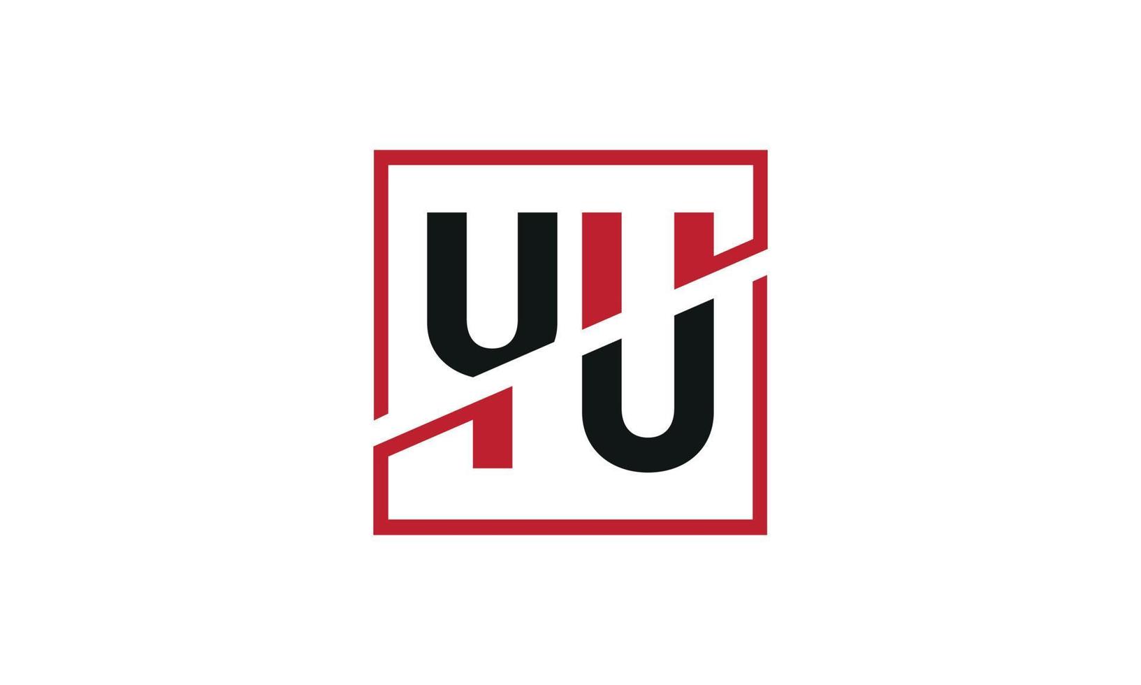 Buchstabe yu Logo Pro-Vektordatei Pro-Vektor vektor