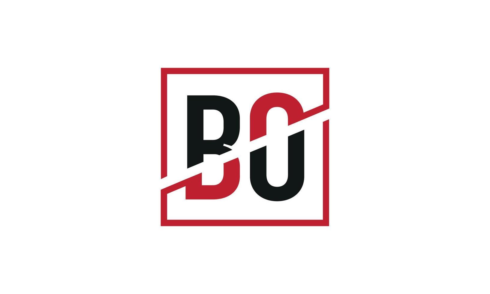 Buchstabe bo Logo pro Vektordatei pro Vektor