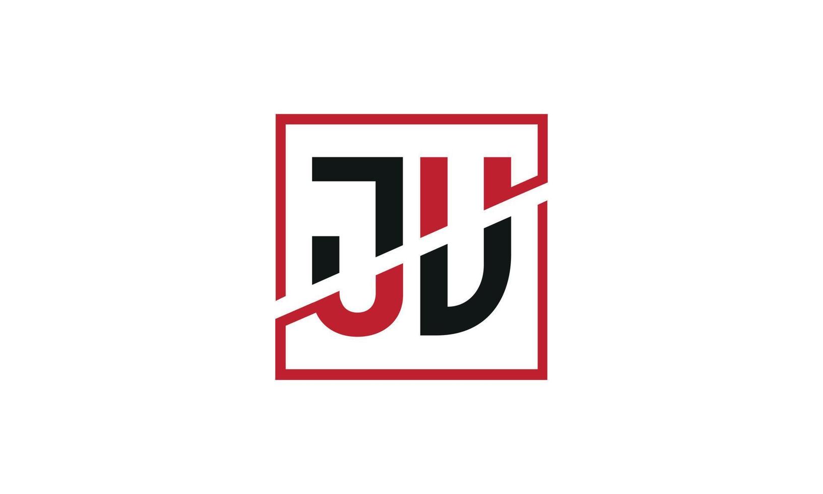 Buchstabe JV Logo Pro-Vektordatei Pro-Vektor vektor