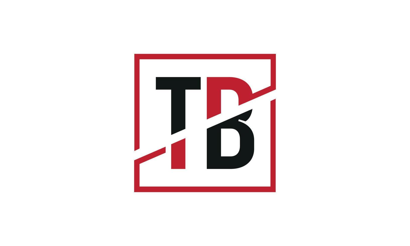 Buchstabe TB Logo Pro-Vektordatei Pro-Vektor vektor