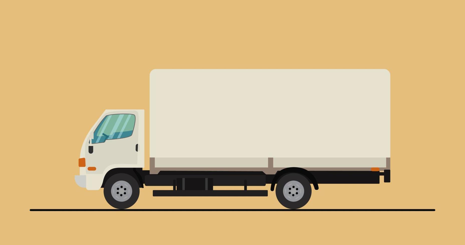 express-lieferservice-lkw-symbol-vektor-illustration. vektor