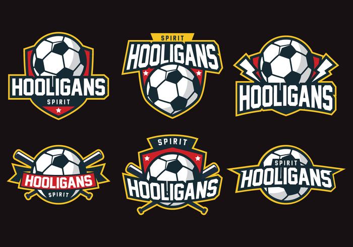 Hooligans badge vektor