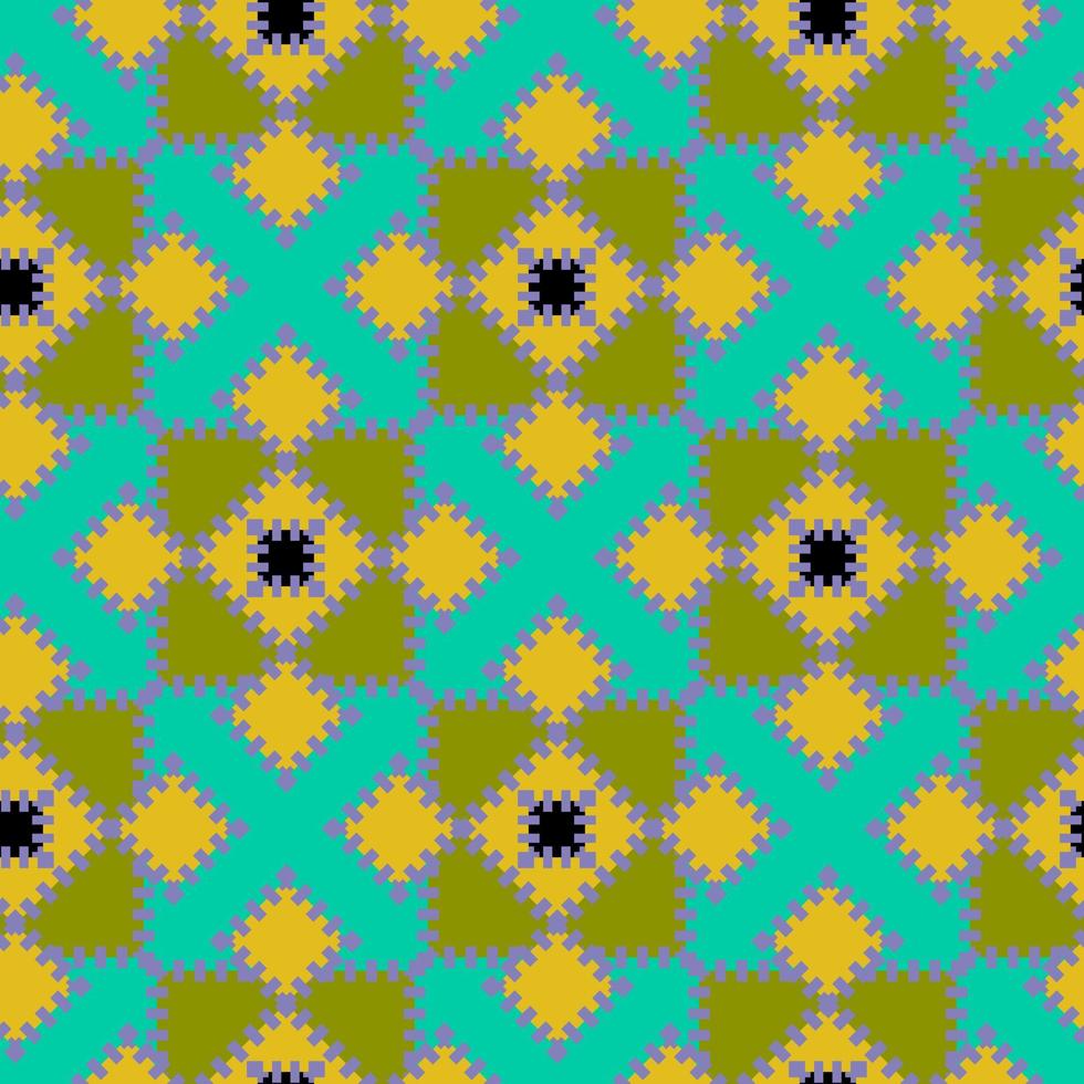geometrisk abstrakt sömlös mönster med färgrik former. vektor illustration