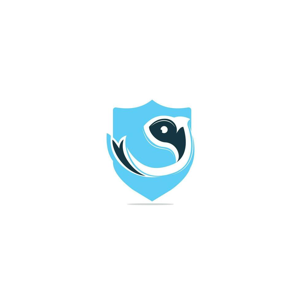 Fisch-Vektor-Logo-Design. Fischerei-Logo-Konzept. vektor