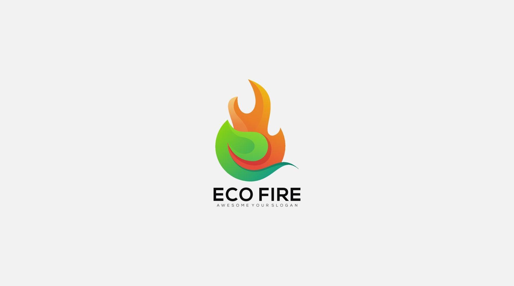 eco alternativ energi logotyp design vektor mall.