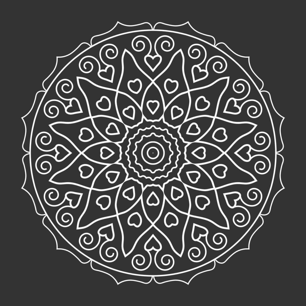 dekorative Mandala-Designs für Malbuch vektor