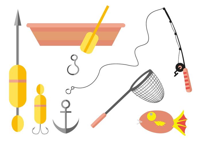 Free Fishing Icons Vektor