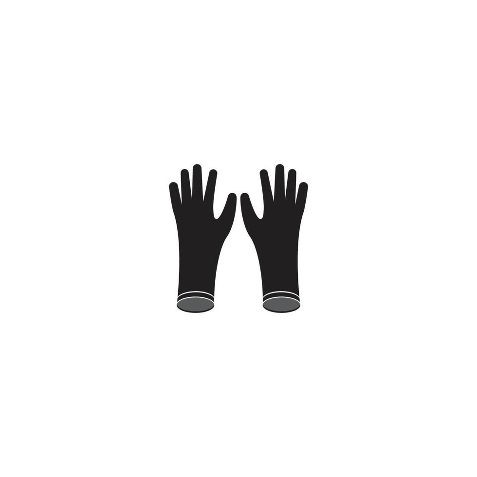 Symbol für medizinische Handschuhe vektor