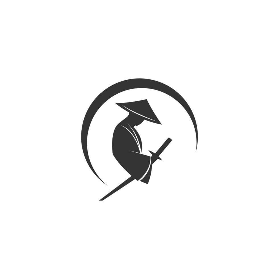 Ronin-Icon-Design-Logo-Illustration vektor