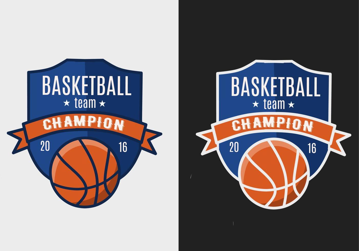 illustration vektor av basketboll lagsport logotyp perfekt för tryck osv