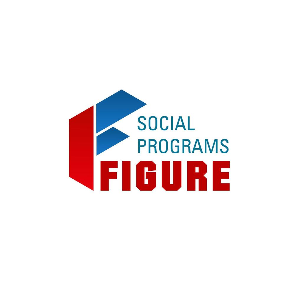 vektor logotyp för social program