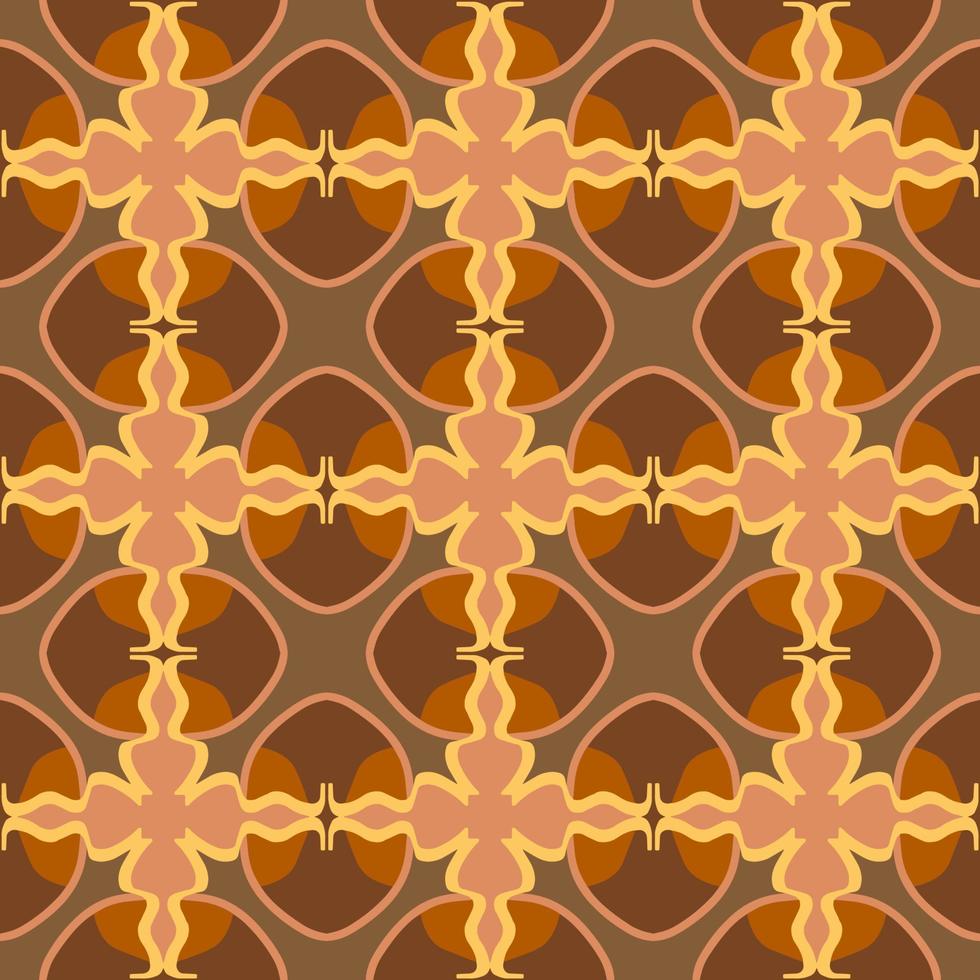 geometrisk sömlös mönster med stam- form. mönster designad i ikat, aztek, marockanska, thai, lyx arabicum stil. idealisk för tyg plagg, keramik, tapet. vektor illustration.