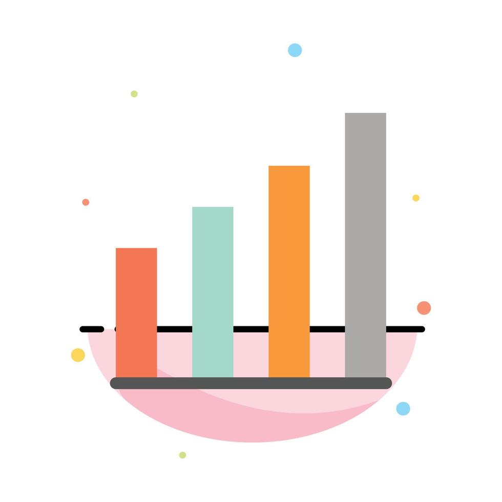 analytisk gränssnitt signal användare abstrakt platt Färg ikon mall vektor