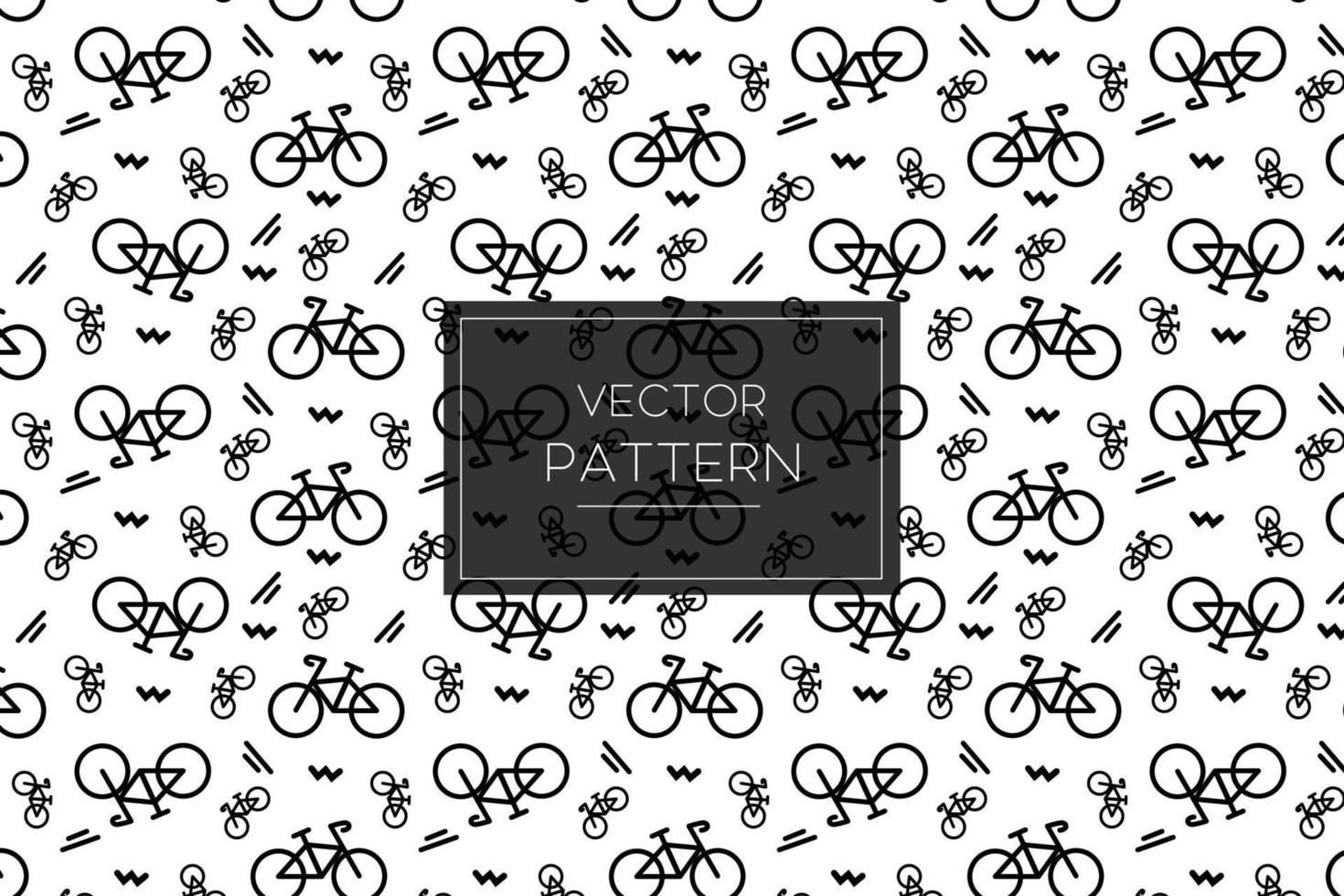 cykel cykling illustration sömlös vektor mönster linje design