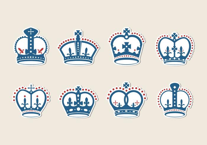 Gratis British Crown Vector