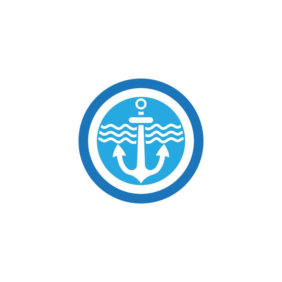 Anker Symbol Logo Vorlage Vektor