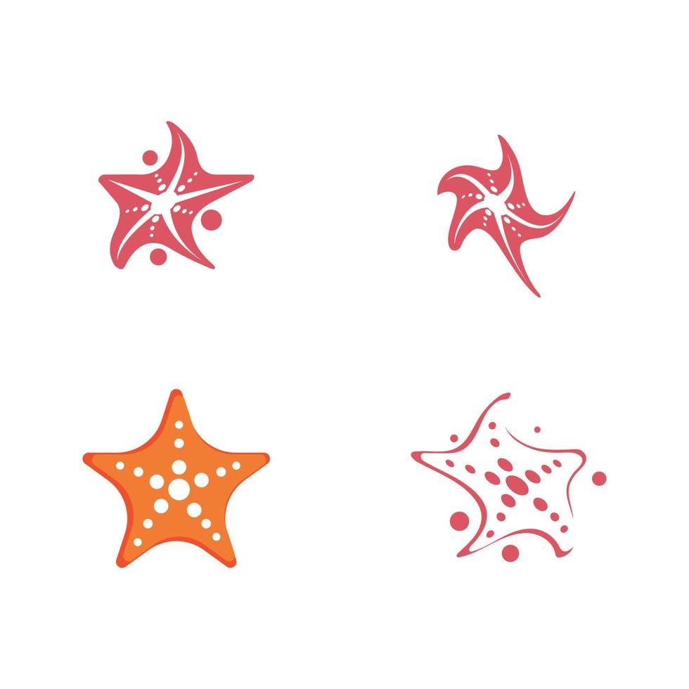 stjärna hav vektor ikon illustration design