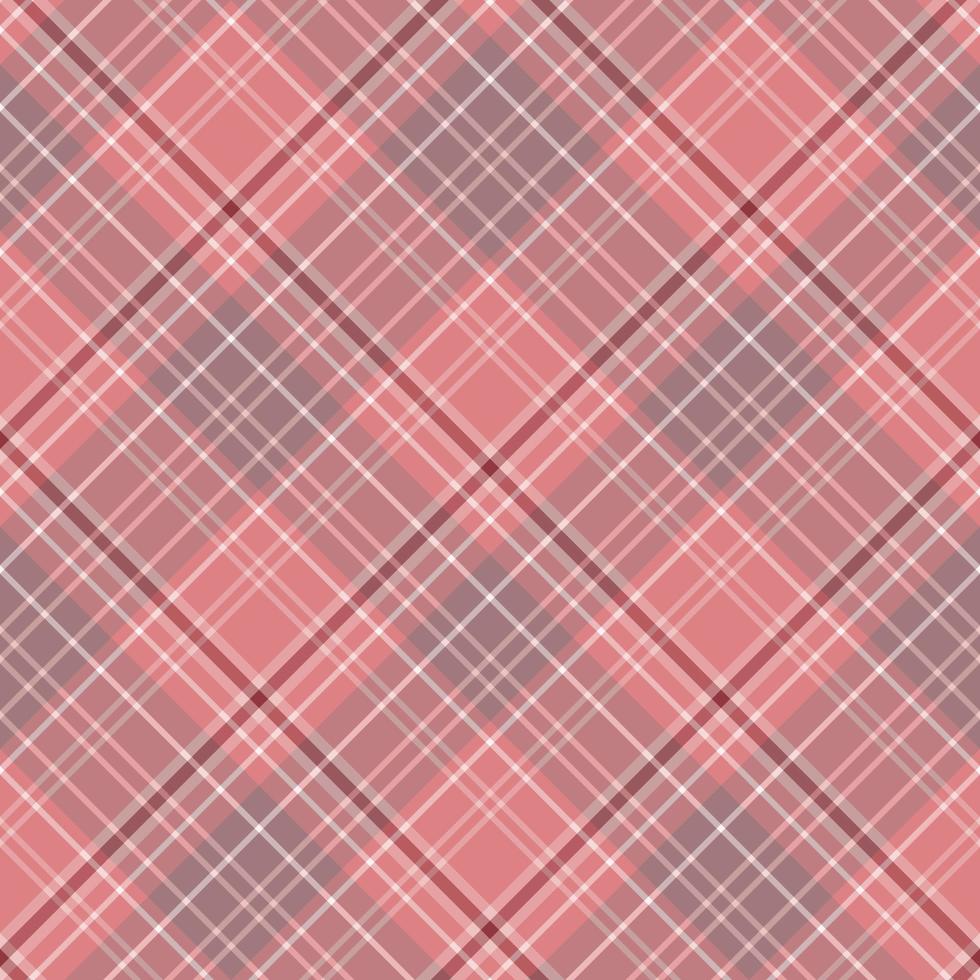 Nahtloses Muster in interessanten, gemütlichen rosa Farben für Plaid, Stoff, Textil, Kleidung, Tischdecke und andere Dinge. Vektorbild. 2 vektor