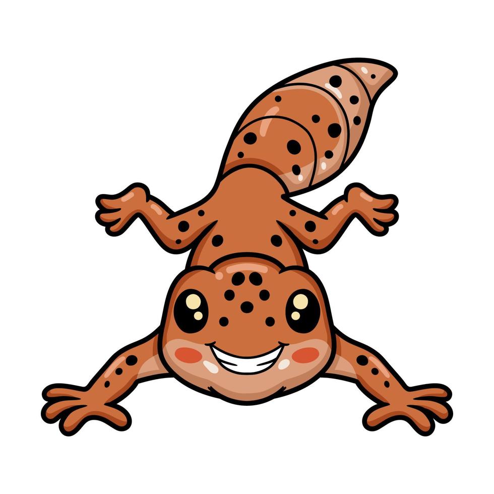 niedliche leopardgecko-zeichentrickfigur vektor